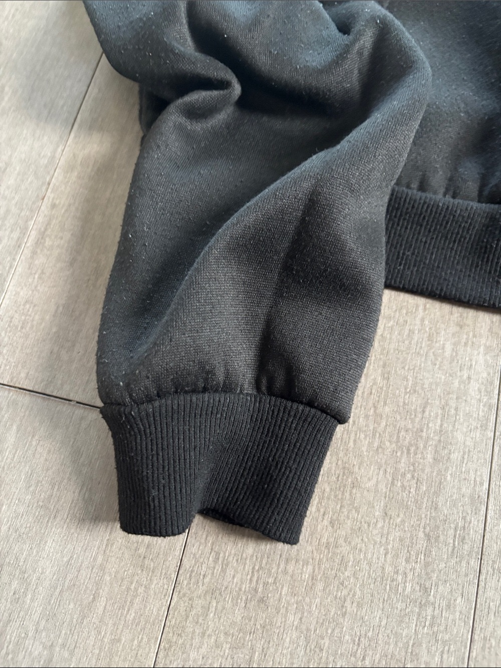 SHEIN Black Cropped Zip Hoodie - Picture 4 of 9